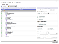 Adjust the database settings during the configuration stage, if necessary.