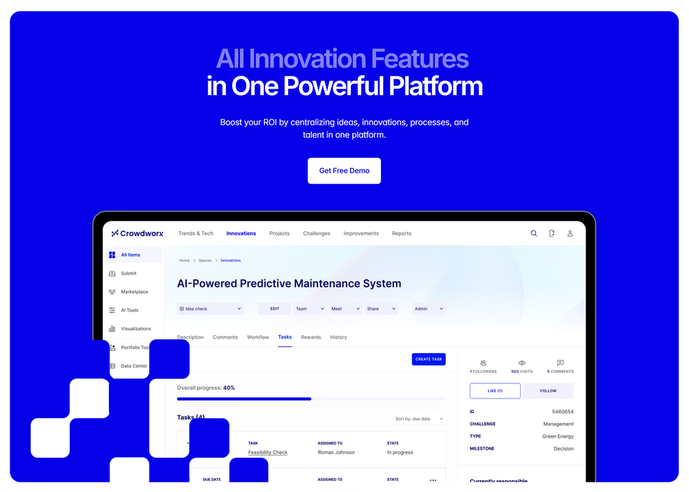 Platform screenshot