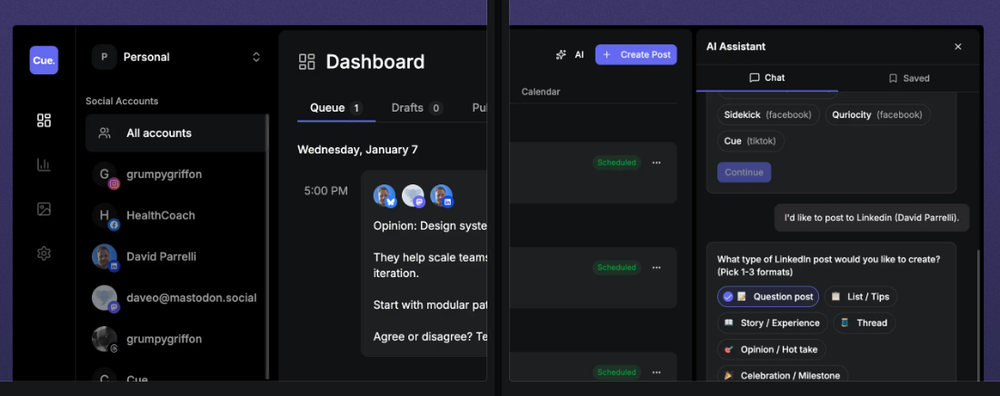 Cue Screenshot 1