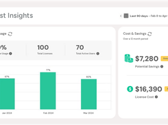 Cost Insights helps you reduce software waste, ensure license compliance, and right-size subscriptions for smarter SaaS spend management.