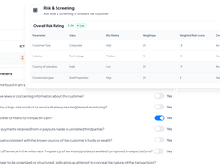 Customer Risk Assessment Software