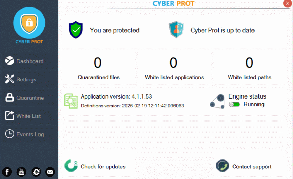 Cyber Prot Screenshot 1