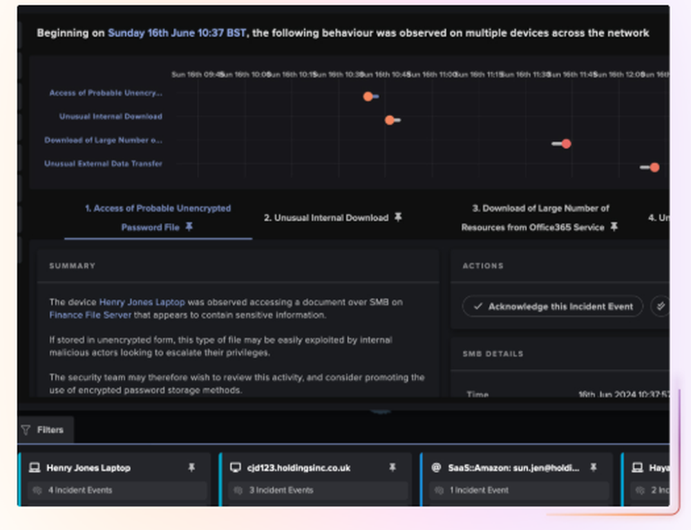 Darktrace / IDENTITY Screenshot 1