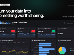 Create interactive business dashboards with KPI cards, charts, tables, and data visualizations.
