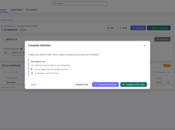 Schedule Constant Scans