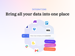 Connect your favorite tools and bring all your data into one place for a complete view of your performance.