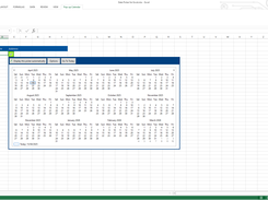 This Date Picker Shows 3 X 4 Calendars