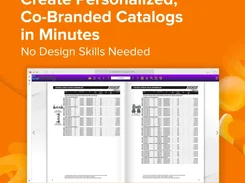 With Co-Branded StitchBook, reps and partners can build custom flipbooks with selected pages, upload logos, and dynamically insert contact details. All in one seemless workflow!
