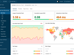 Real user monitoring dashboard