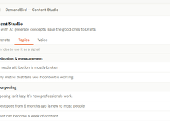 DemandBird Screenshot 1