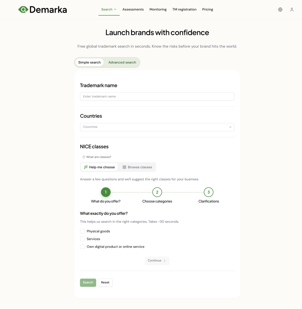 Search form
