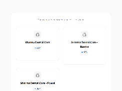 Desktop Select Clinic screen showing cards for Sharma Dental Care, Bandra, and Powai branches.
