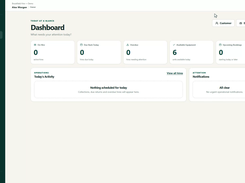 DepotEase dashboard — hire activity, equipment availability and upcoming bookings.