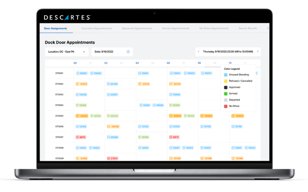 Descartes Dock Scheduling & Yard Management Screenshot 1