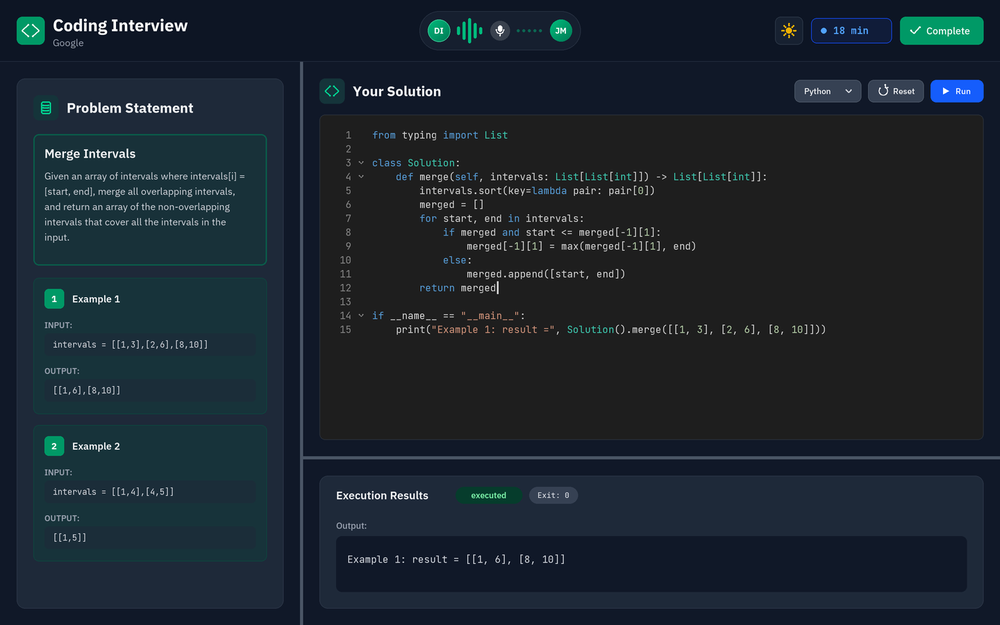 DevInterview.AI Screenshot 1