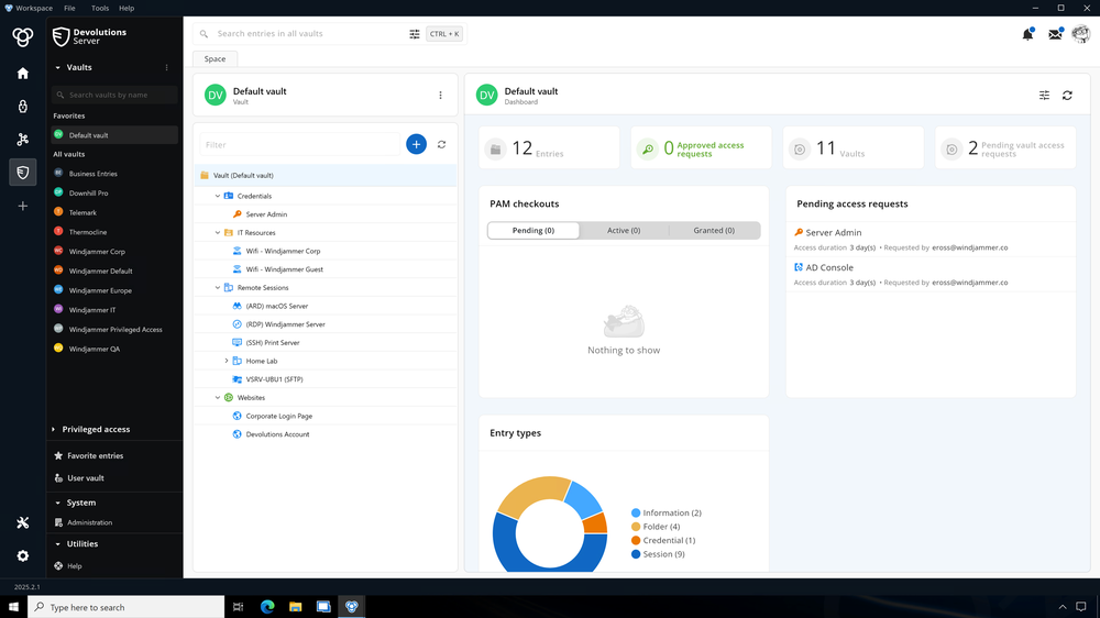 Devolutions Workspace Screenshot 1
