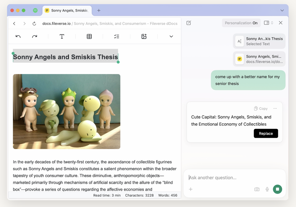 Dia Browser Screenshot 1