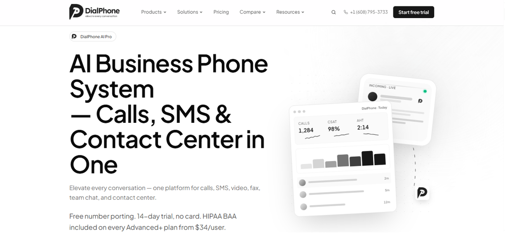 Main home page