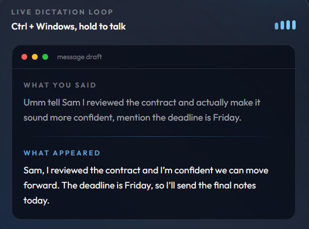 DictaFlow Screenshot 1