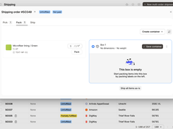 Streamline fulfillment with efficient picking and packing connected to real-time inventory 