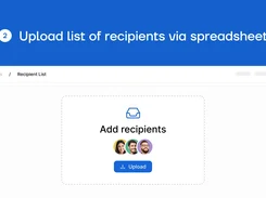 Certifier will automatically map the recipient data from your CSV files and help you to issue certificates in bulk.