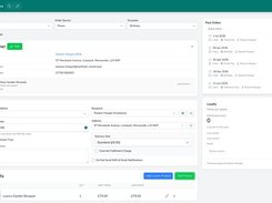 Create a florist order with customer, items and fulfilment