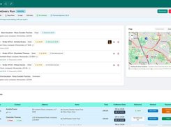 Delivery portal with route planning and driver runs