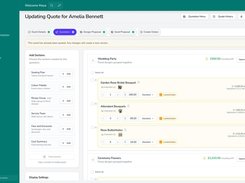 Recipe-based event quotation with costs and margins
