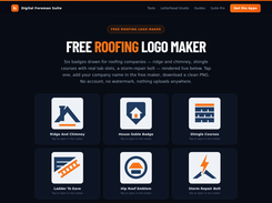 Six roofing badges — every trade gets its own set