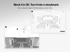 Block in 3D, turns into sketch