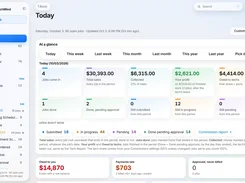 DispatchMind desktop Today dashboard with job, sales, collection, profit, technician-pay, and workflow summary cards.