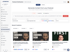 Podcast repurposing engine