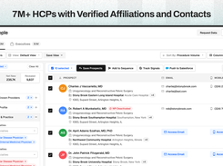 7M+ HCPs with Verified Affiliations and Contacts
