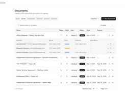 Track signing in real time — who has viewed and signed