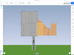 2D Dock Designer layout. 