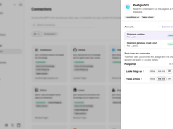 Connector actions set to Allow, Ask first or Off