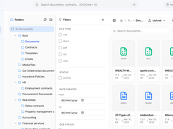 Easy to filter documents 