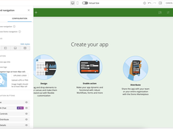 Craft custom business apps.  Design tailored, interactive business apps in a low-code environment built to fit your unique processes and operational workflows.