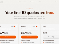 DoneQuote pricing plans