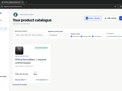 Product catalogue