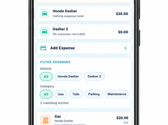 Track business expenses and receipt information
