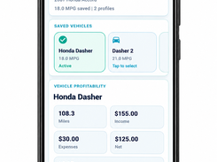 Manage vehicles used for work and mileage tracking