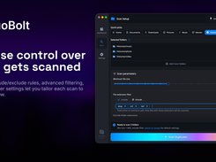 Advanced filtering and scan rules for precise control over results.