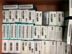 Track large cases of medicine packages