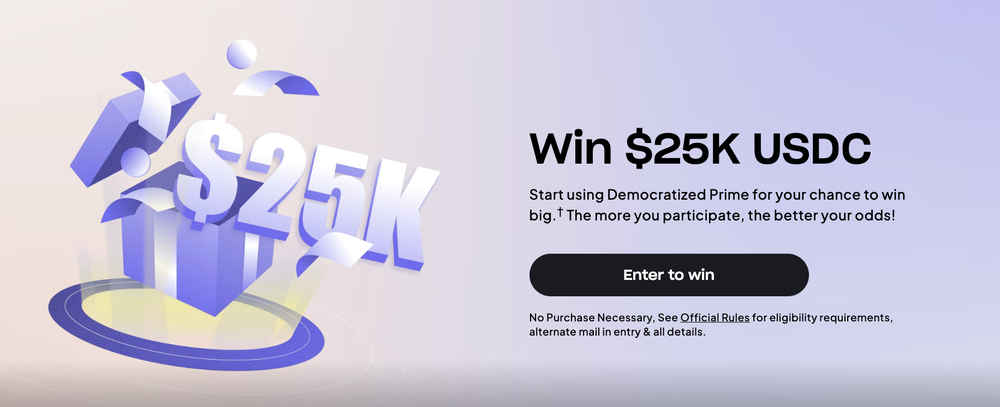 $25k USDC Sweepstakes