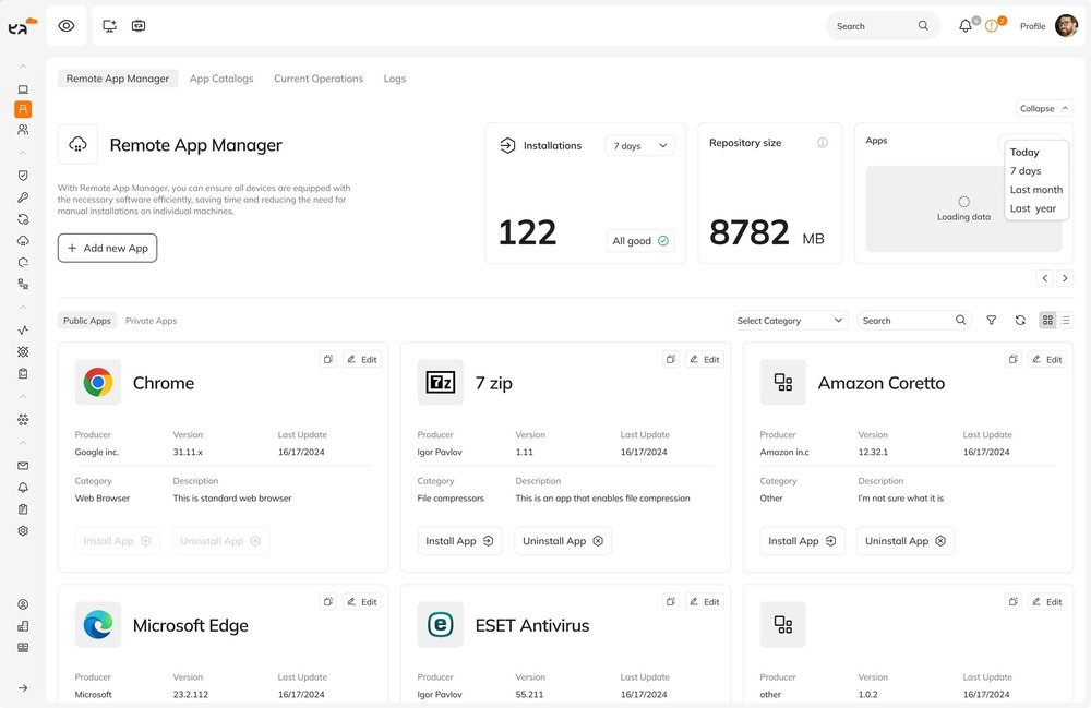 Remote App Manager