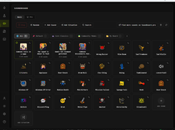 Soundboard: organize sound clips and trigger them with hotkeys