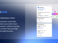 eDesk's Customer View