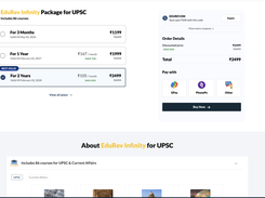 EduRev Subscription Page