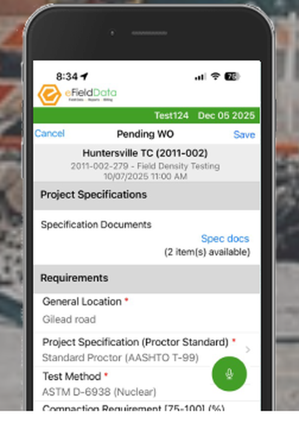 eFieldData Screenshot 1